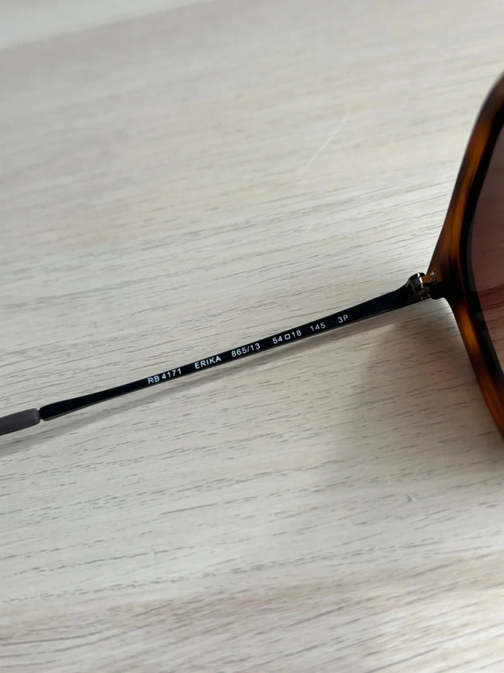 Ray-Ban RB4171 Brown Tortoiseshell Polarized Sunglasses - Picture 3 of 5
